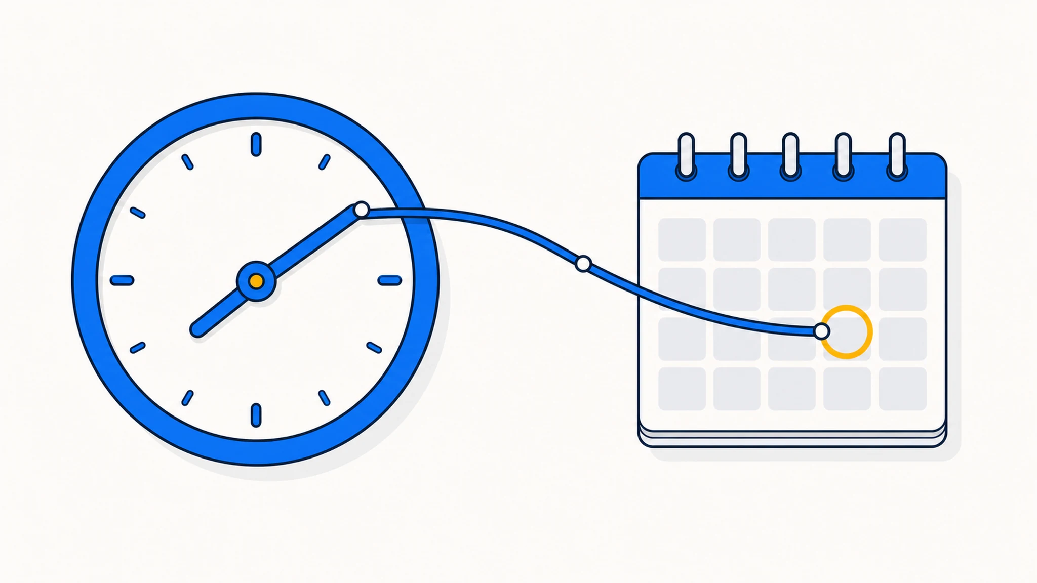 Deadline on clock and calendar